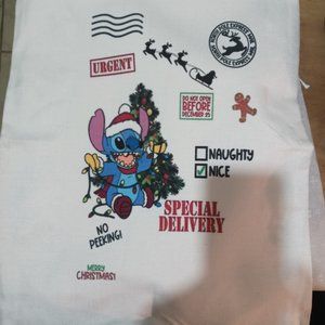 Stitch Christmas Sack (name can be added )